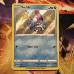 Sobble SV025/SV122 Shining Fates Baby Shiny Holo Rare Pokemon Card TCG NM - Image 1