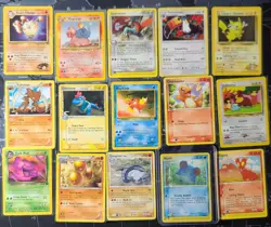 Pokemon Non-Holo Card Lot: Brock’s Primeape, Lt. Surge’s Pikachu, Dark Muk - Image 1