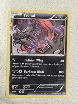Yveltal RC16/RC32 Rare Holo Pokemon TCG XY Generations Mint Condition 2016 Card - Image 1
