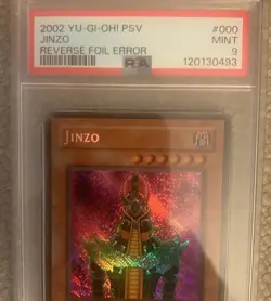 2002 Yu-gi-oh ! PSV JinzoPackage Reverse Foil Error Graded 9 Psa - Image 2