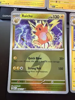 Pokemon TCG Pikachu Raichu Pichu Lot (5) ENG JPN Various Sets NM Cards - Image 5