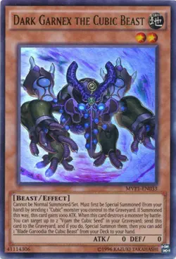 3 x Dark Garnex the Cubic Beast - MVP1-EN033 - Ultra Rare - Unlimited Edition Ne - Image 1
