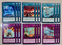 Yugioh! Rescue Ace EMERGENCY! ALERT! CONTAIN! REINFORCE! Deck MZMI 1st Ed NM - Image 1