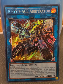 YUGIOH Rescue-Ace Arbitrator - Secret Rare - 1st Edition - ATK/3000 - Image 1
