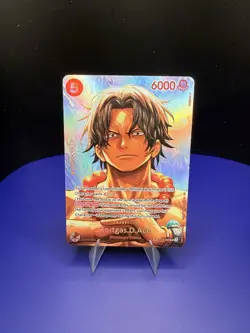 ONE PIECE TCG Portgas D. Ace Rare SP ST15-005 SR The Time of Battle OP16 English - Image 1