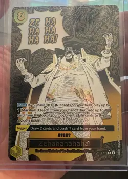 Zehahahahaha! (Alt Art) - OP16-116 - One Piece The Time of Battle - Near Mint - Image 1