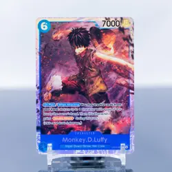 Monkey D. Luffy OP02-062 SR One Piece Paramount War English NM - Image 1