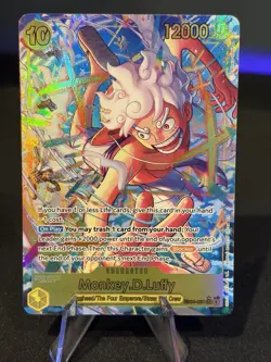 Monkey.D.Luffy EB04-061 SEC Alternate Art - Adventure on Kami's Island One Piece - Image 1