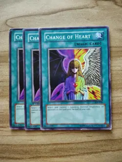 Yu-Gi-Oh! - Change Of Heart 3X - Full Playset - Image 1