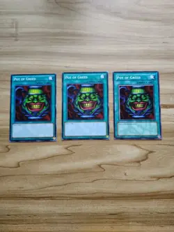 Yu-Gi-Oh - Pot Of Greed 3X - Full Playset - Image 2