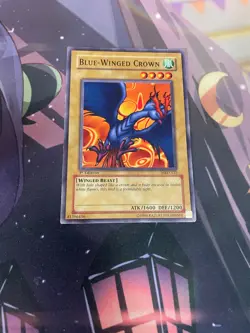 YUGIOH - BLUE WINGED CROWN - COMMON - 1ST EDITION - LP - MRD - Image 1