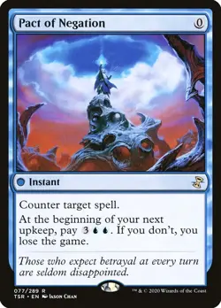 Magic the Gathering MTG - Pact of Negation - Time Spiral Remastered - NM - Image 1