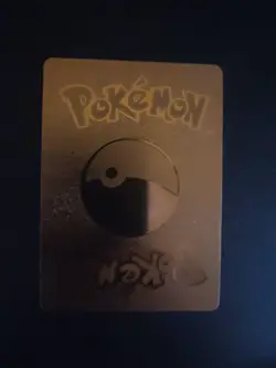 Pokemon TCG Mcharizard EX Gold Foil Fan Art Display Card - Image 2