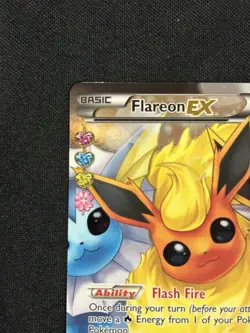 Flareon EX Full Art RC28/32 Generations Radiant Collection Pokemon Card - Image 2