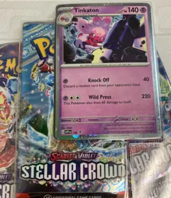 Pokemon Trading Card Game Tinkaton Stellar Crown AAA3242 - Image 2