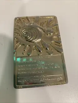 Pokemon Poliwhirl 24K Gold Plated Trading Card 1999 Burger King Limited Edition - Image 1