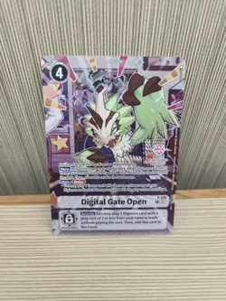 Digimon TCG -Digital Gate Open Bandai Card Fest Promo - NM - English In Hand - Image 1