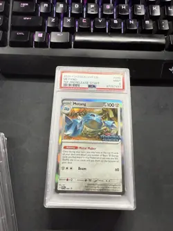 Pokemon Card Prerelease Promo Metang Holo PSA 9 Mint, Temporal Forces #090, 2024 - Image 1