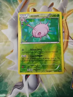 Pokemon Card TCG - Cascoon - XY Roaring Skies - 6/108 - Reverse Holo Common NM - Image 1