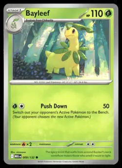 Bayleef 009/132 - Mega Evolution - Common NM - Image 1