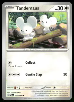 Tandemaus 166/193 - Paldea Evolved - Common NM - Image 1