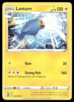 Lanturn 052/195 - Silver Tempest - Uncommon NM - Image 1