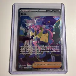 Iono Pokemon TCG Paldean Fates Holo Special Illustration Rare Card 237/091 - Image 1