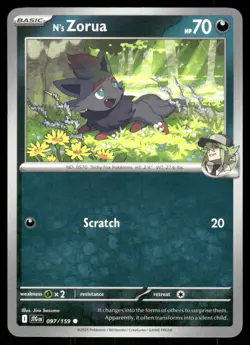 N's Zorua 097/159 - Journey Together - Common NM - Image 1