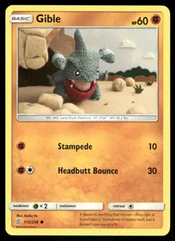 Gible 112/236 - Unified Minds - Common NM - Image 1