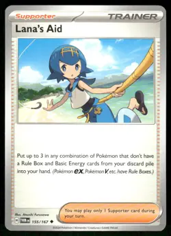 Lana's Aid 155/167 - Twilight Masquerade - Uncommon NM - Image 1