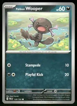 Paldean Wooper 129/193 - Paldea Evolved - Common NM - Image 1