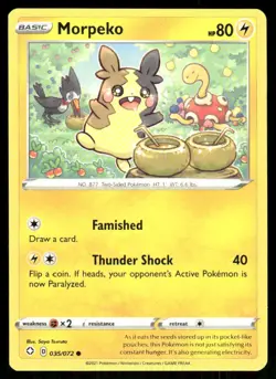 Morpeko 035/072 - Shining Fates - Common NM - Image 1
