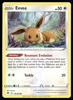 Eevee 119/189 - Astral Radiance - Common NM - Image 1
