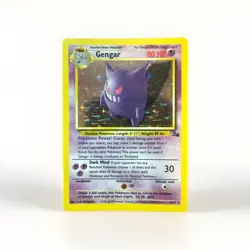 Pokemon TCG Gengar Vintage FOSSIL HOLO card holo rare 5/62 lp wotc - Image 1
