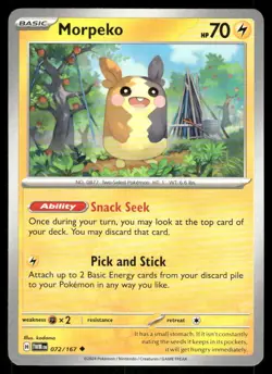 Morpeko 072/167 - Twilight Masquerade - Uncommon NM - Image 1