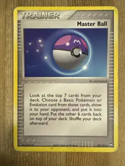 Master Ball 78/108 Card - Pokemon TCG Power Keepers - 2007 Pokemon Card HP - Image 1