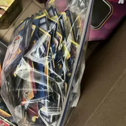 Huge pokemon card lot, 3 bags filled with cards,binders, tins, jumbo cards - Image 2