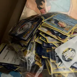 Huge pokemon card lot, 3 bags filled with cards,binders, tins, jumbo cards - Image 4