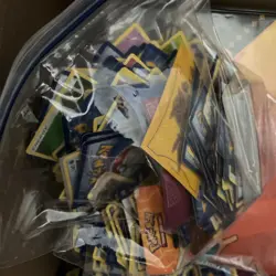 Huge pokemon card lot, 3 bags filled with cards,binders, tins, jumbo cards - Image 5