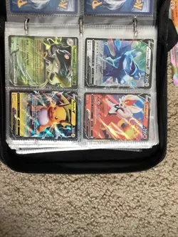 42 Rare Lot Of Pokemon Cards With Binder,2 Big Cards and Card Sleeves - Image 3