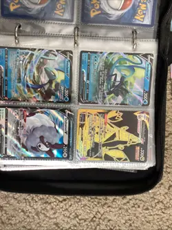 42 Rare Lot Of Pokemon Cards With Binder,2 Big Cards and Card Sleeves - Image 4