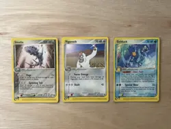 Pokemon TCG EX Sandstorm 3 Card Lot Steelix Vigoroth Golduck - Image 1