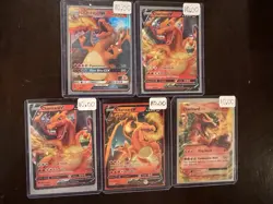 Charizard Pokemon Card Lot (5) - Image 1