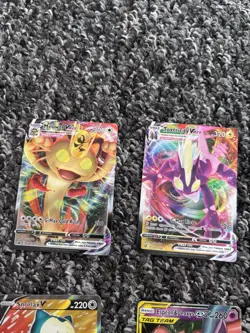 Pokemon TCG Card Lot 8x V GX VMAX Charizard GX Espeon Deoxys Tag Team Snorlax V - Image 2