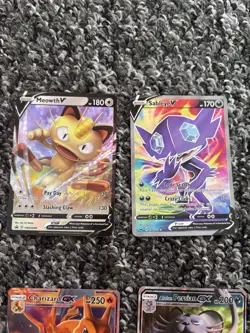Pokemon TCG Card Lot 8x V GX VMAX Charizard GX Espeon Deoxys Tag Team Snorlax V - Image 3
