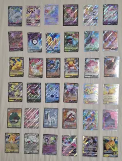 Pokemon TCG Card Lot of 35, V, VMAX, VSTAR, EX, GX, FULL ART, NM PLS. READ DESC. - Image 1