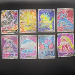 Pokemon TCG Full Art Mixed Card Lot of 8 Near Mint/NM Condition - Image 1