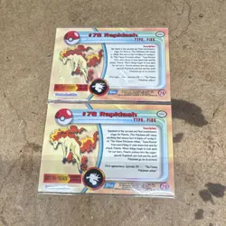 Topps Pokemon TV Animation Edition 1st Edition Trading Card Lot Rapidash #78 (2… - Image 2