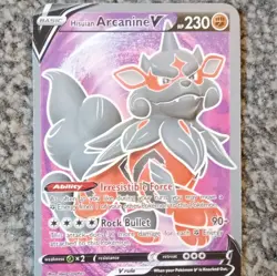 Pokemon TCG Hisuian Arcanine V 179/195 Silver Tempest Holo 2-Card Lot EN - Image 3