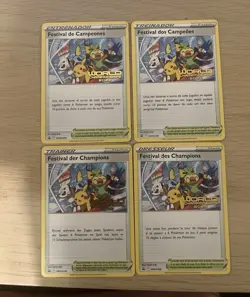 Pokemon TCG Festival of Champions SWSH296 Promo 4-Card Lot - SEE DESCRIPTION - Image 1